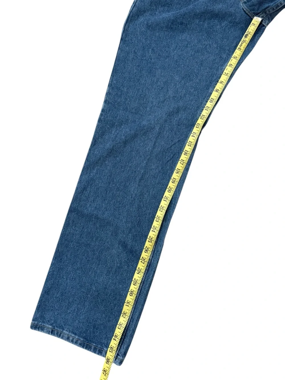 Lee Regular Fit Jeans Mens 42x36 Fits 40x36 Medium Wash Straight Leg 100% Cotton